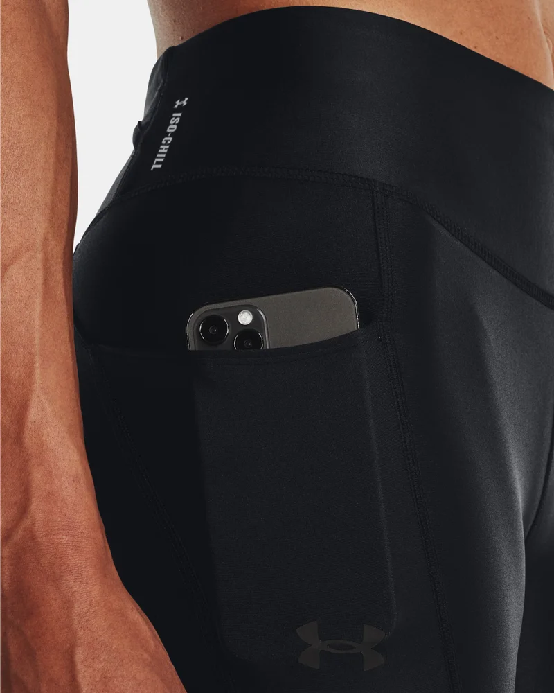 Under Armour black Women's FlyFast Elite Iso-Chill Ankle Leggings for Women | Best Price UAE